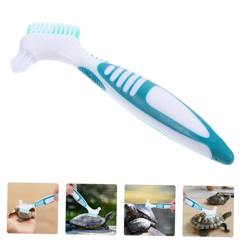 2pcs Turtle Shell Cleaning Brush Glass Bottle Bristle Brush, Bristle