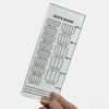 Quick Gauge Ruler Knitting and Crochet Gauge Tool Clear Acrylic