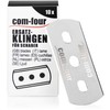 com-four® 30 x Stainless Steel Replacement Blades for Cleaning Scraper,