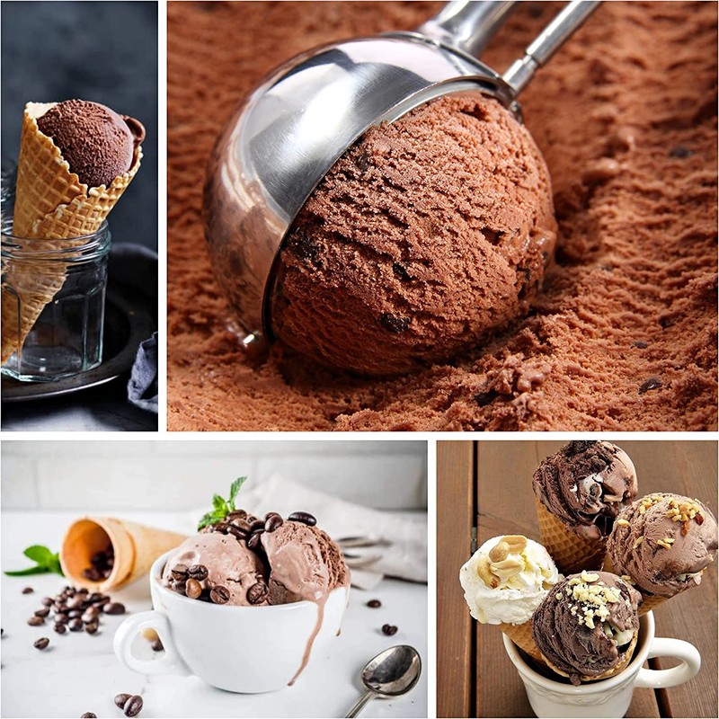 Cookie Scoop, Ice Cream Scoop, Cookie Scoops for Baking, 3-Piece