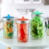 5Pcs Silicone Fermenting Lids for Wide Mouth Jar Food Grade