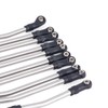10Pcs Stainless Steel Link Rod Linkage 313mm Wheelbase for Axial