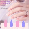 Makartt Poly Nail Gel: Clear 50ML Gel Builder for Natural-Lookin