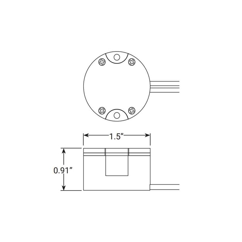 VOLT 12V 1W 2700K Warm White IP67 Watertight 116 Lumen