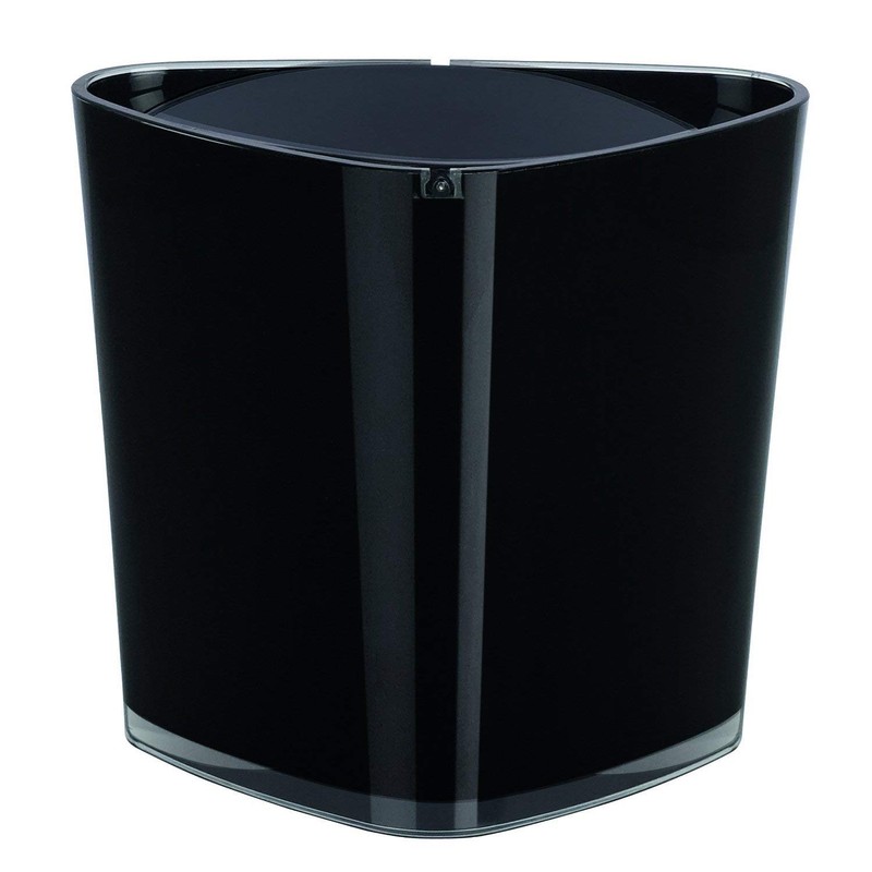 Spirella Trix Acrylic Bin, Black