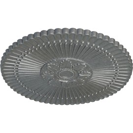 30"OD x 1 1/4"P Nexus Ceiling Medallion (Fits Canopies up to 2 3/4"), Hand-Painted Platinum