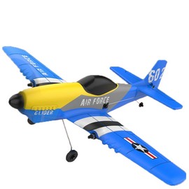 REVIHOYA Rc Plane 3 Channel Airplane Remote Control,Airplane for Beginners Adult,Blue