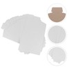 Healifty Cardboard Shirt Inserts Folding Forms, 20 Pcs Cardboard Shirt