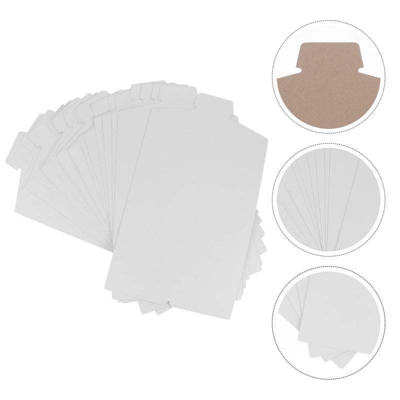 Healifty Cardboard Shirt Inserts Folding Forms, 20 Pcs Cardboard Shirt
