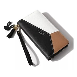 REYES Cartera Reyes De Cuero Sintetico 15 Ranuras Con Muñequera