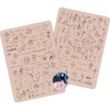 3mm Thick Tattoo Fake Skin Double Sides Pre-printed Fine Line