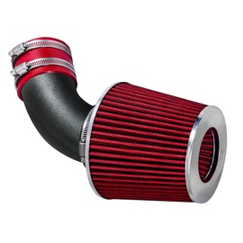 RW SERIES - MATTE BLACK PIPE RED - SHORT RAM INTAKE Compatible For 00-03 TOYOTA RAV4 2.0L L4 / 04-05 RAV4 2.4L L4