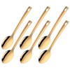 TUPMFG 6 Pieces Serving Spoons Set,Food Grade Stainless Steel Large