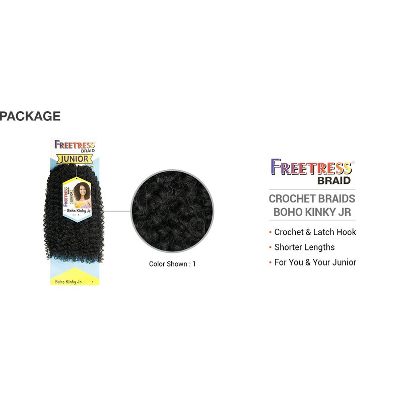 FreeTress Crochet Braids Boho Kinky Jr (3-PACK, 2)