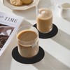 Disposable Paper Bar Coasters 400 Pcs Black 4 Inch Coasters