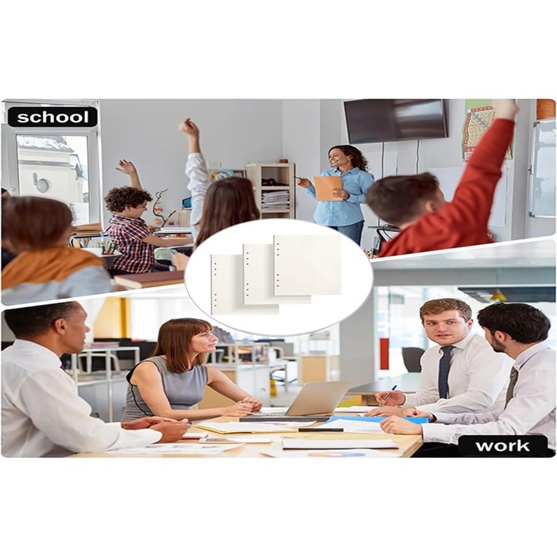 JOYISEN 3 Pack A5 Refillable Paper Blank 100GSM A5 Refill