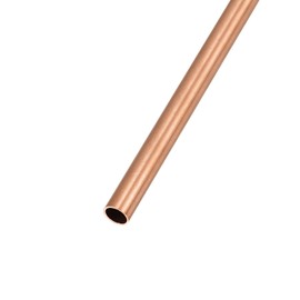 METALLIXITY Copper Pipe (7 mm OD x 0.5 mm Wall D x 300 mm L) Straight Hoses - for Home Furniture Machines DIY Crafts
