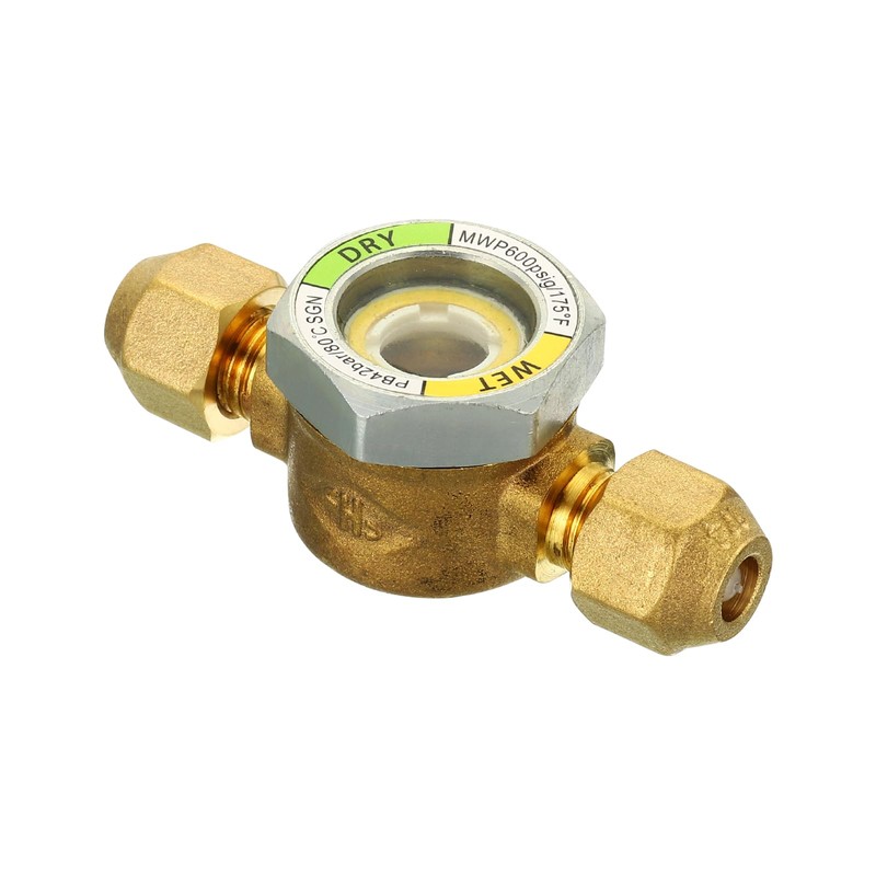 PATIKIL Sight Glass, 1/4 x 1/4 SAE Universal Liquid Moisture