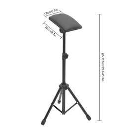 CNCEST Tattoo Armrest Stand, Foldable Tripod Armrest Arm Leg Rest Stand Tripod with Sponge Pad and Adjustable Height, Tattoo Supplies Leather Chair Stand