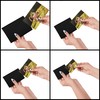 BELLE VOUS Black Magnetic Picture Frame Fridge Magnets (Pack of
