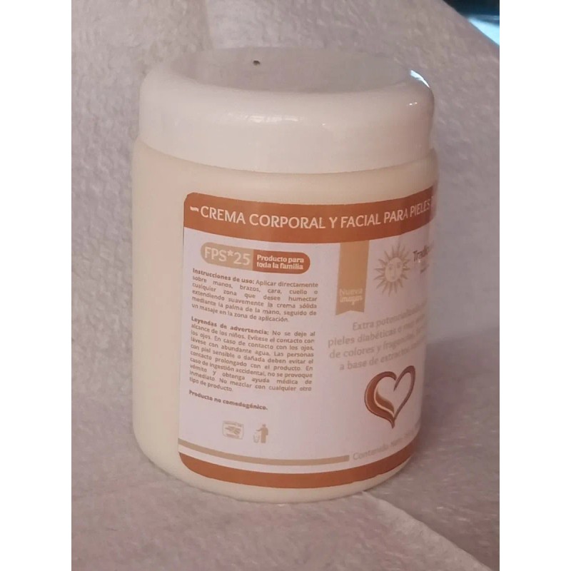 Crema Corporal Facial Casa Solar Piel Diabética 360g Neutra