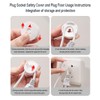 4 pcs 2 in 1 Reliable Child-Proof Outlet Covers and