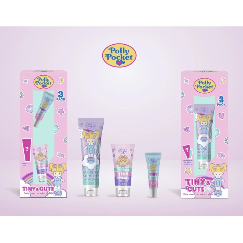 Set De Belleza Para Niña De Tiny Polly Pocket Pink