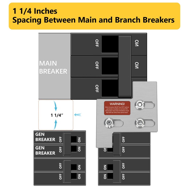 PFCKE Generator Interlock Kit Compatible with General Electric GE 150