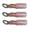 SEACHOICE Heat Shrink Ring Terminals, 22-18 Gauge, 8 Stud, 3/Pack