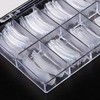 100 Piezas Puntas Transparentes para Extensión de Uñas Puntas de