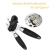 Manual Can Opener, Stainless Steel Handheld Tin Jar Bottle Opener