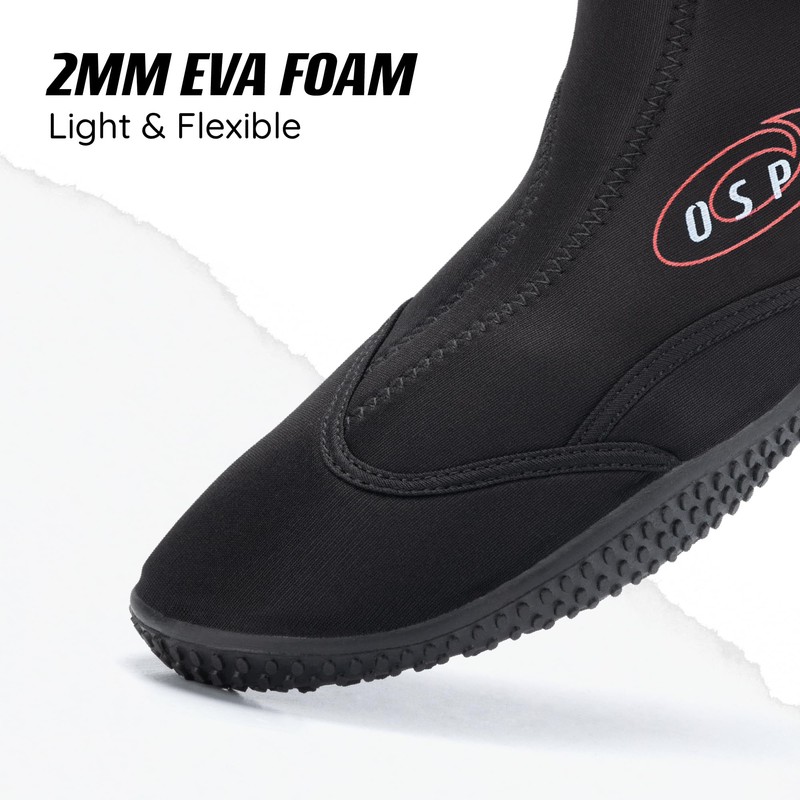 Osprey Adult Wetsuit Boots, Neoprene Boots for Men and Women,