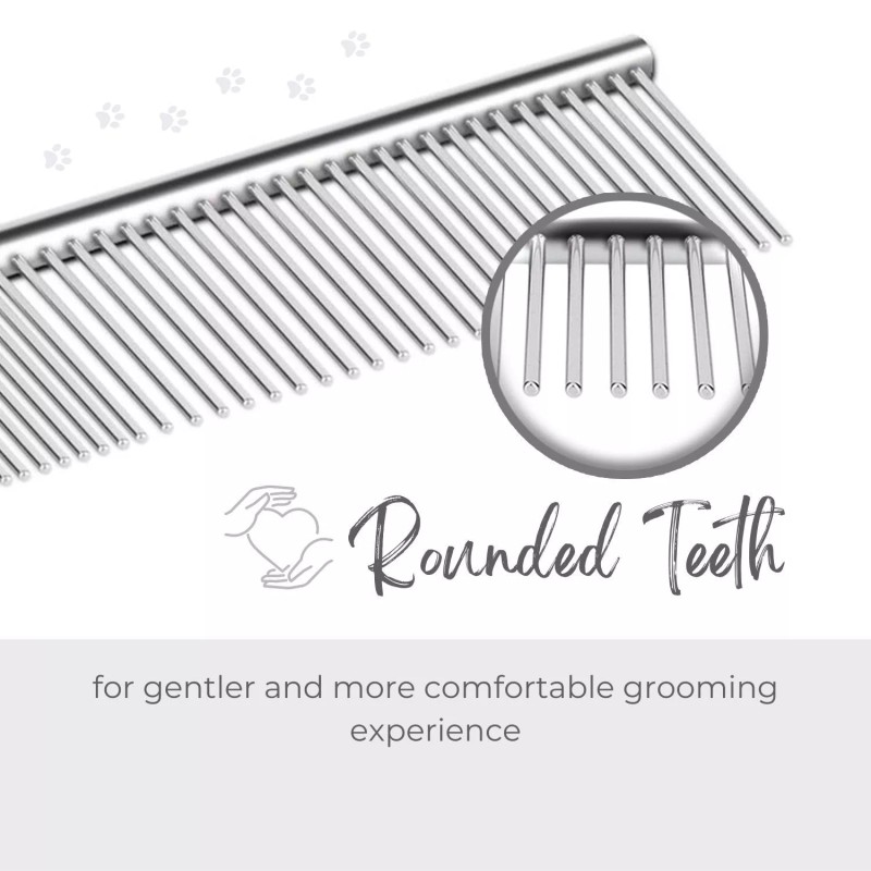 CE Compass Pet Hair Fur Grooming Comb Dog Cat Shedding