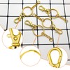 150Pcs Gold Swivel Snap Hook Set,Swivel Clasp Keychain Hook Lobster