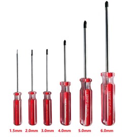 6Pcs Triwing Screwdriver Set Magnetic Y Shaped Tip Screwdriver Set, Tri Point Tip Screwdriver with Plastic Handle including 6 Sizes 1.5mm,2mm, 3mm, 4mm, 5mm, 6mm for Your Multi-Purpose Requirements