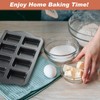 Yinder 4 Pcs Mini Loaf Pan, Carbon Steel with Non-Stick