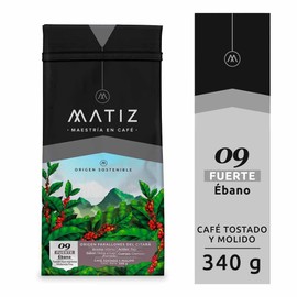 Matiz Colombian Strong Coffee (2 Pack) Matiz Cafe Colombiano Fuerte roasted and ground coffee Strong Matiz Colombian Coffee Ruufe 2 Pack Matiz Ebano