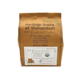 Organic Whole Grain Einkorn, Fresh Stone-Ground & USA Grown, Heritage Grains of Shenandoah- great for gluten issues (Fresh Ground Flour, 3 lb.)