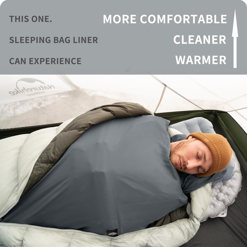 Naturehike Ultralight Sleeping Bag Liner Hut Sleeping Bag only 128g