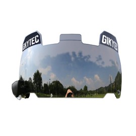 GIKYTEC Football Helmet Visor, Scratch Resistant, for Helmet Fits Youth and Adult Football Helmets (Clear Silver)