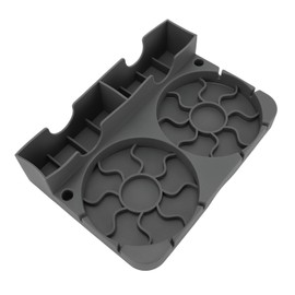 shenruifa Water Bottle Drying Rack Non Slip Base Silicone Bottle Dryer Stand for Home Office (Gray)