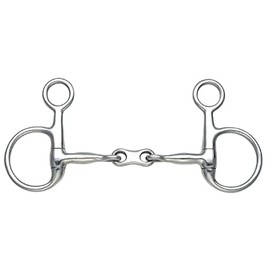 Shires Hanging Cheek French Link Snaffle-As supplied 5"