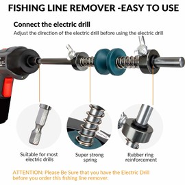 THKFISH THKFISH Fishing Line Winder Fishing Line Remover Unwinding Function C-Line Remover
