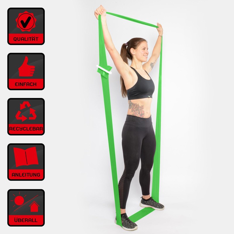 Schmidt Sports 111, Physio Tape, Green, size: 2 m Long