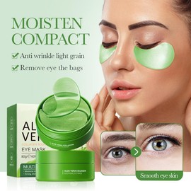 Under Eye Gel Patches, Eyes Collagen Masks with Aloe Vera Ingredients, Hydrating and Effective Anti-Wrinkle Patches for Dark Circles & Puffiness, 60 pcs
