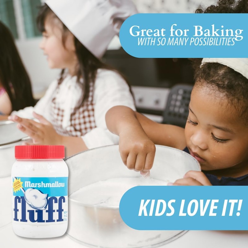Fluff Marshmallow Spread, Classic Original Flavor, 16oz (Pack of 3)