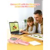 PHNIXGAM Kids Microscope Camera, 500X Handheld 2" IPS Screen, A