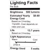 GE Lighting (case of 12) GE Soft White LED Chandelier