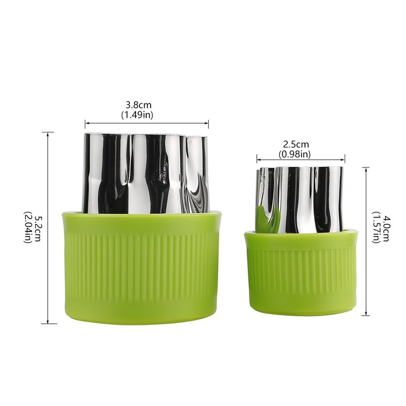 Stainless Steel Vegetable Cutter Shapes Set, Mini Cookie Mold Bread