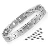 BEFOSHINN Men's Germanium Bracelet, Pure Titanium, Anti-Static, Light Weight, Suitable